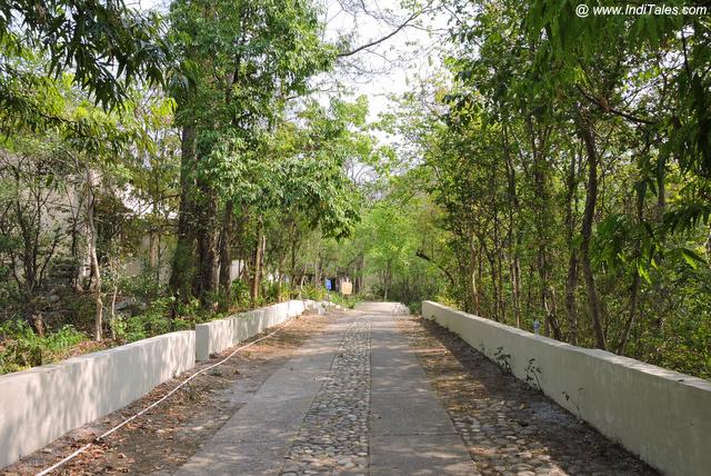 Walkway at 84 Kutiya - Rishikesh