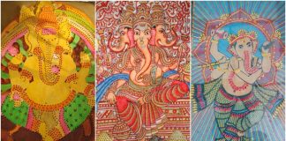 Ganesh artworks on display at Dastkar festival Delhi