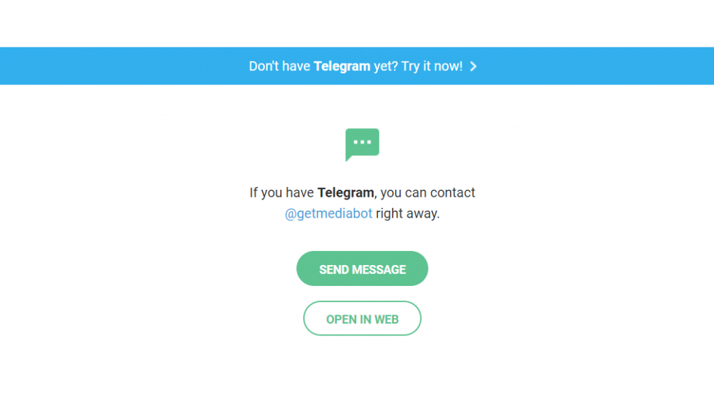 GetMediaBot telegram