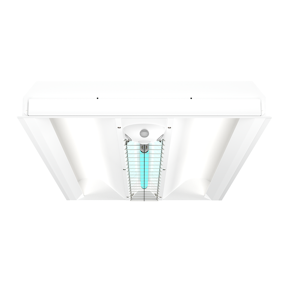 UVC Disinfection Indirect Hybrid Troffer Grid Ceiling XtraLight LED Solutions