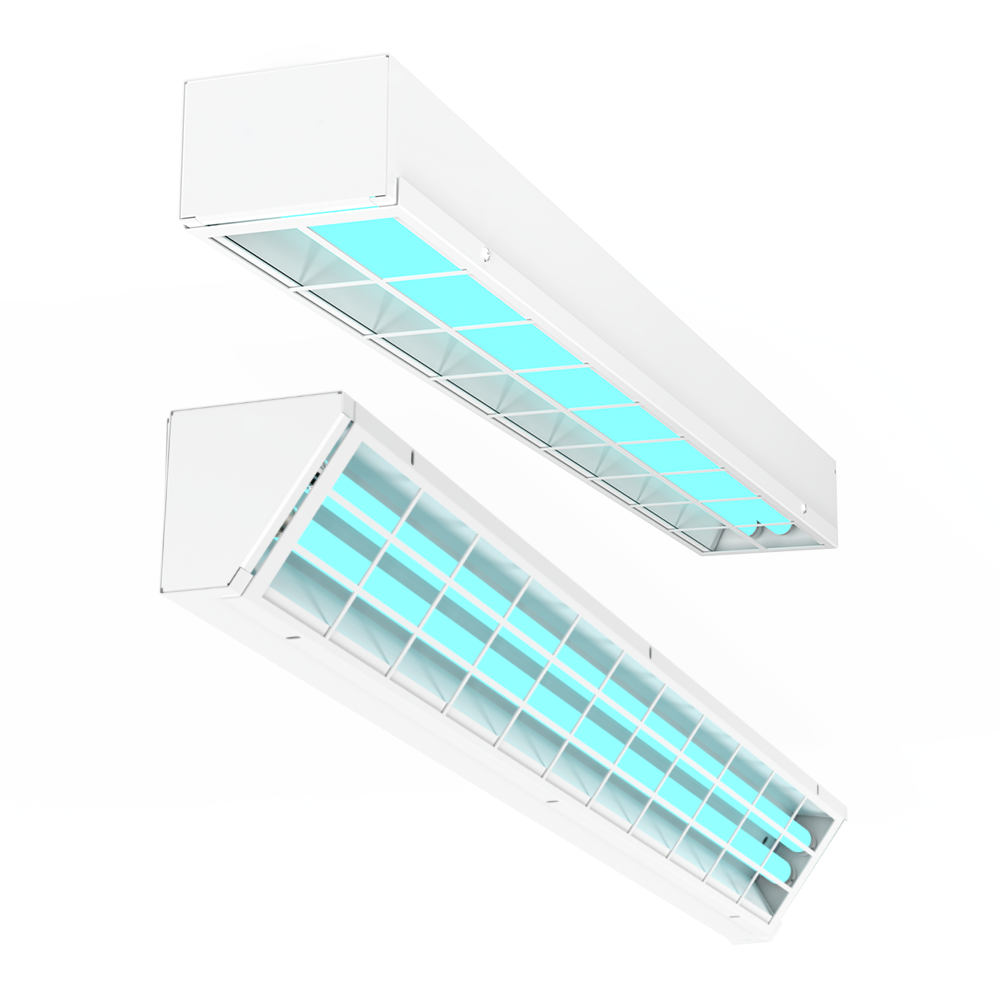 UVC Corner and Ceiling Wrap Disinfection Fixtures