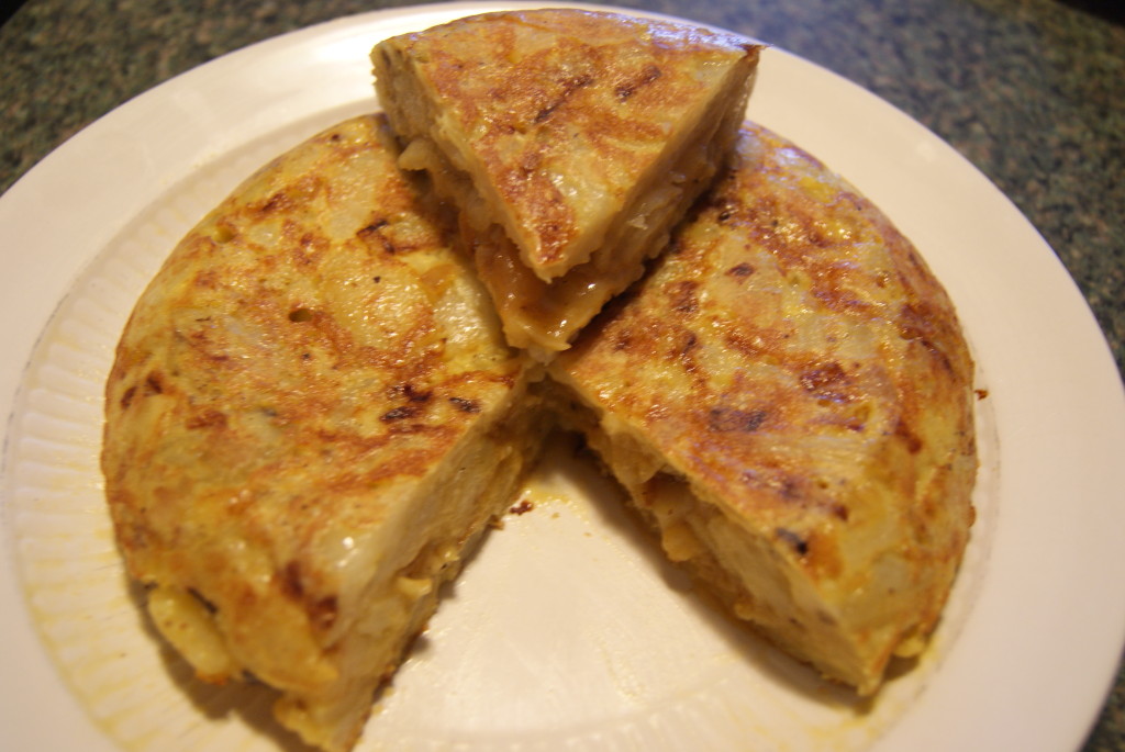 The national dish of Spain - Tortilla de patatas