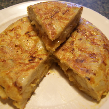 The national dish of Spain - Tortilla de patatas