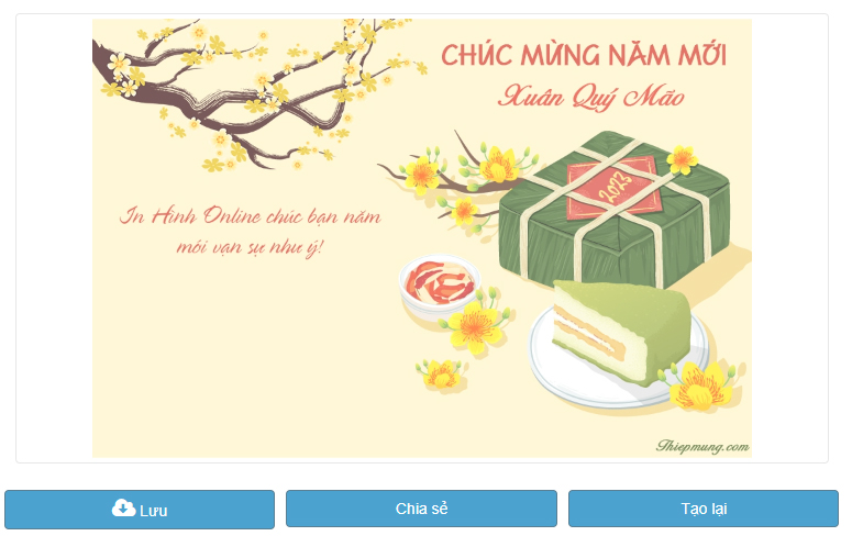 Hướng dẫn tạo thiệp chúc Tết Quý Mão 2023 online đẹp, đơn giản và miễn phí