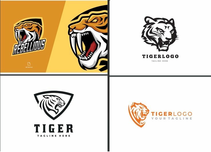 Tải logo con hổ đẹp file Vector, AI, EPS, SVG, PNG miễn phí