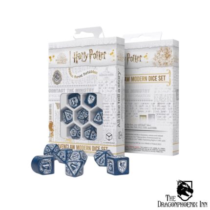 Harry Potter: Ravenclaw Modern Dice Set - Blue