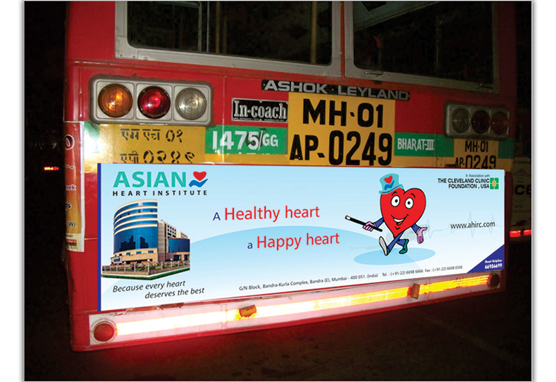 Asian Heart Institute Best Bus Ad Concept