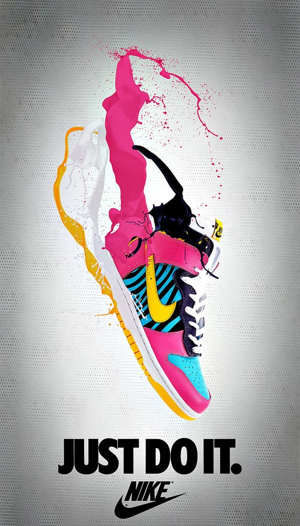 poster giày nike