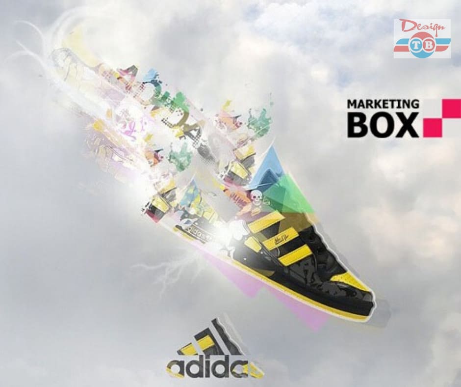 poster quảng cáo giày adidas