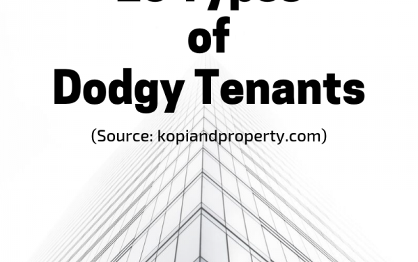 [Infographic] 10 Types of Dodgy Tenants