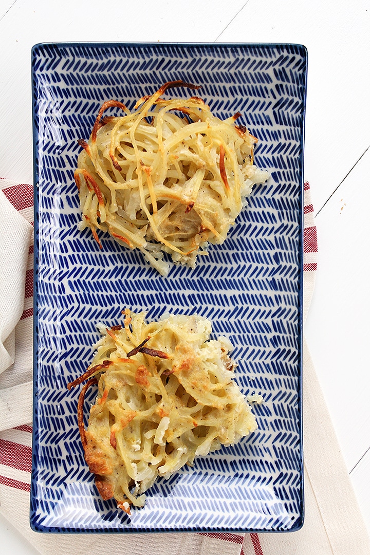 Spiralized Potato Noodle Kugel 