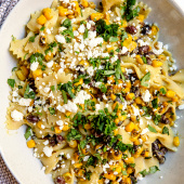 Creamy Mexican Street Corn Pasta Salad