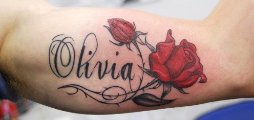 Girlfriend Name Tattoos For Men