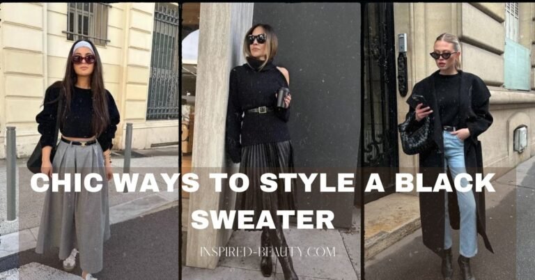 What to Wear With a Black Sweater Style Guide