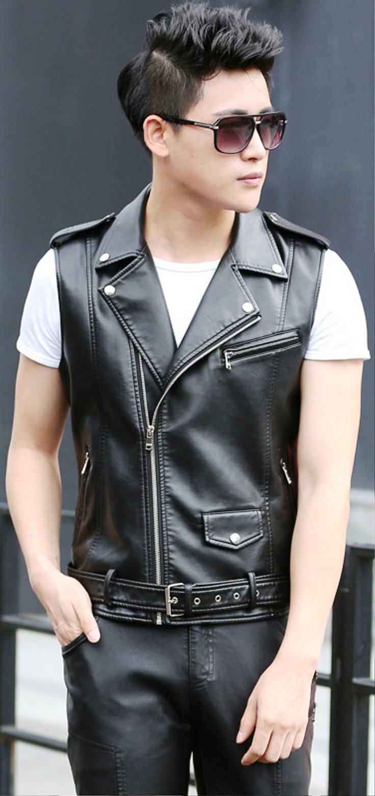 Leather Waistcoat For Men