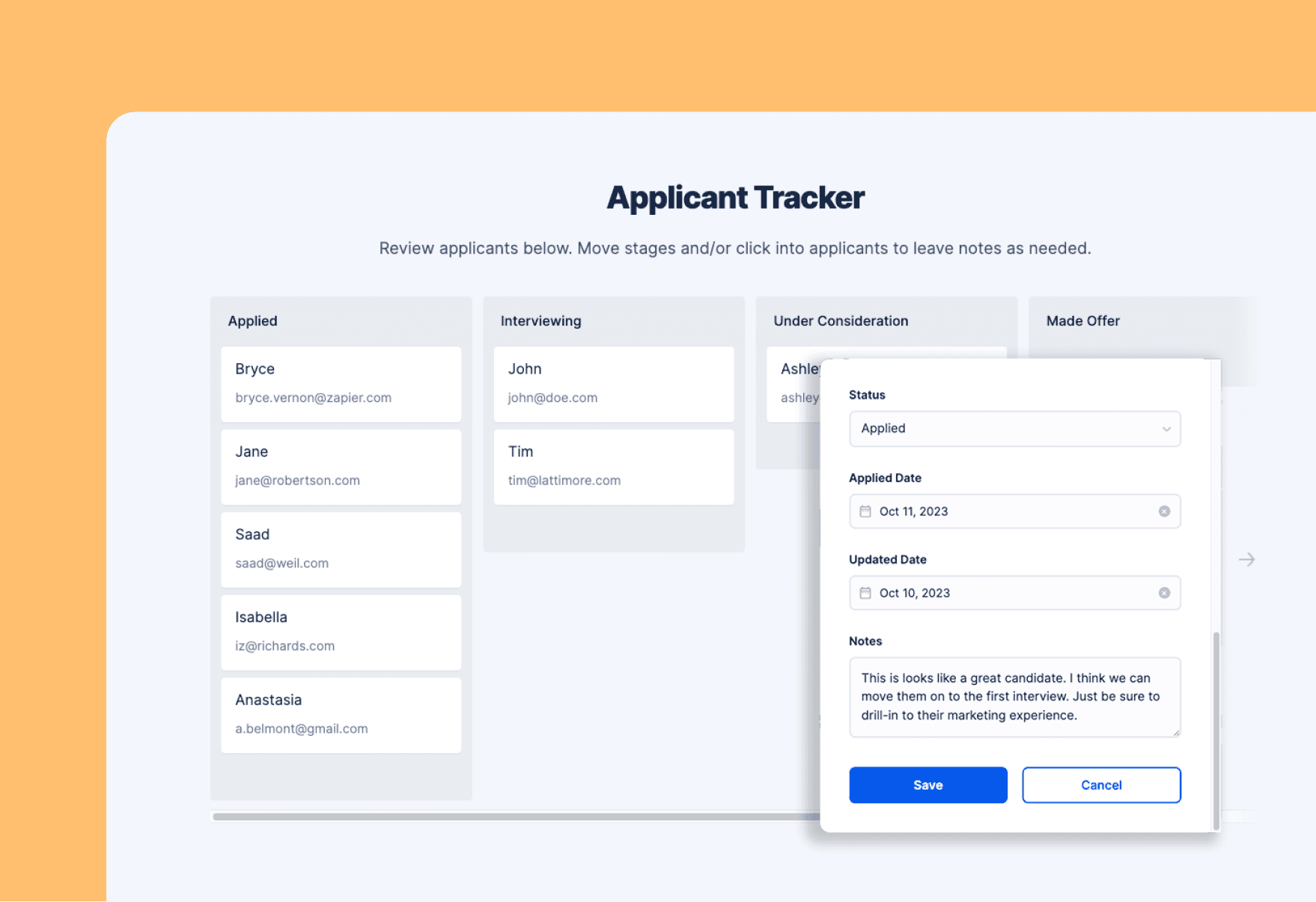 Applicant Tracker Hero