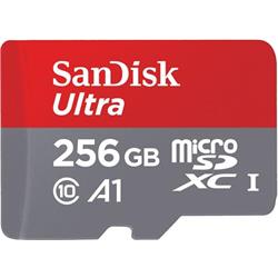 SanDisk Ultra microSDXC 256GB 150MB/s A1 Class10 UHS-I + Adaptér