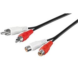 Kabel 2x Cinch-2x Cinch, M/F 15