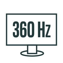 Herní monitory do 360 Hz