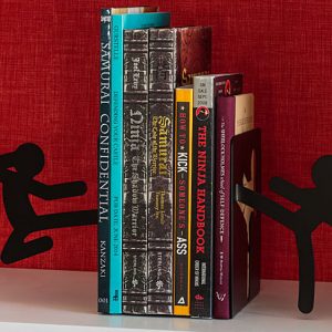 Fighting Stickmen Bookends