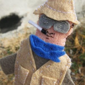 Hunter S. Thompson Finger Puppet