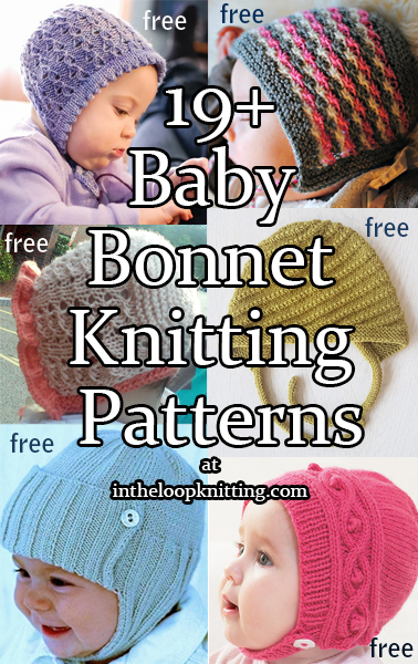 Baby Bonnet Knitting Patterns