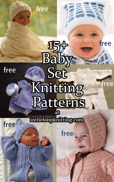 Layette Set Knitting Patterns