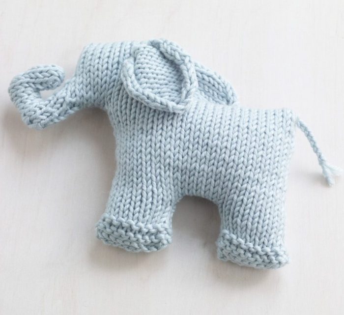 Free Knitting Pattern for Sweet Mini Elephant