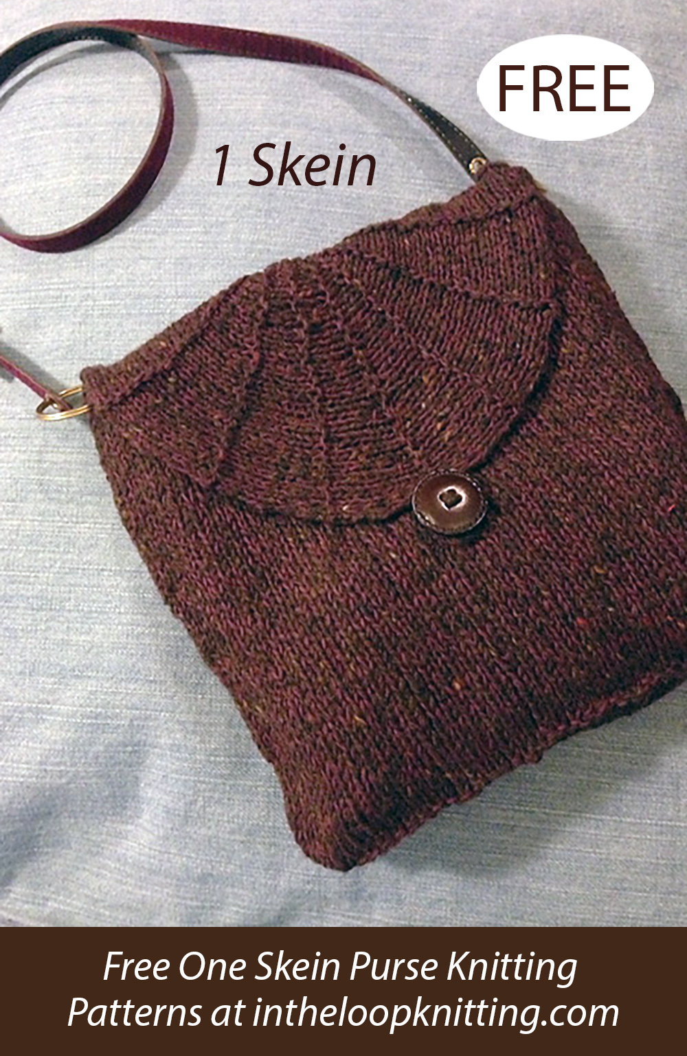 Free Plait Cable Purse Knitting Pattern