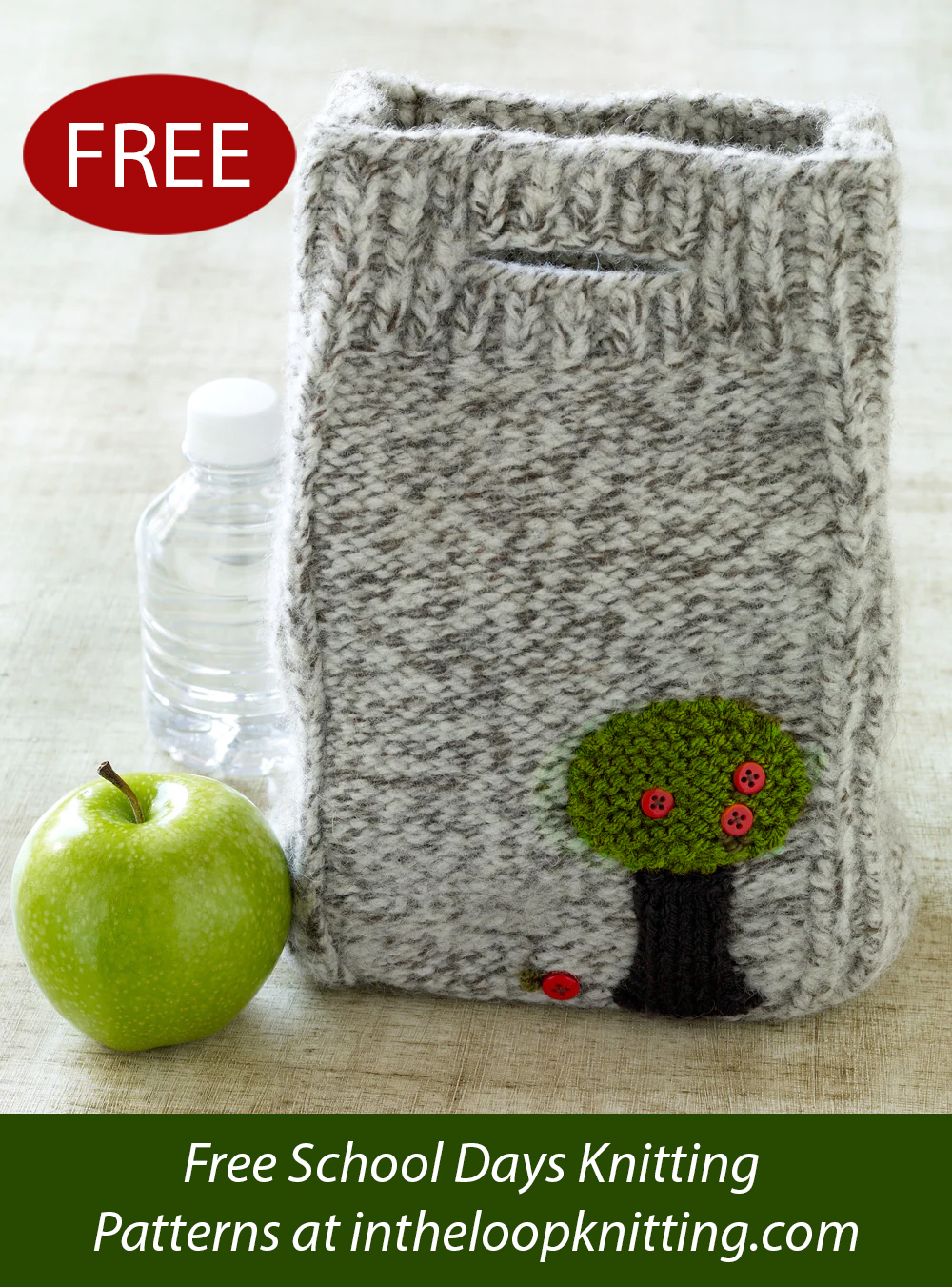 Free Lunch Bag Knitting Pattern