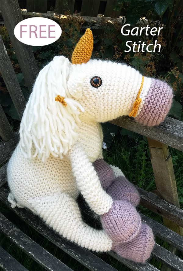 Free Knitting Pattern Midsummer Unicorn