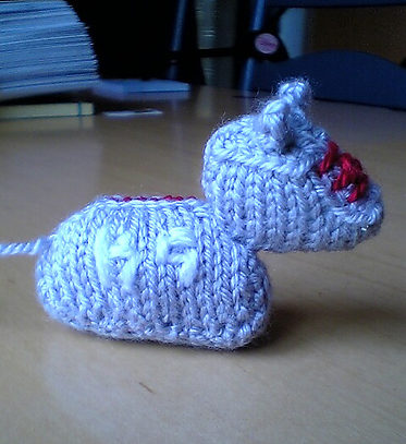 Knitting Pattern for Mini K9