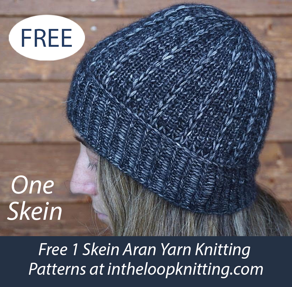 Free One Skein Towards North Hat Knitting Pattern