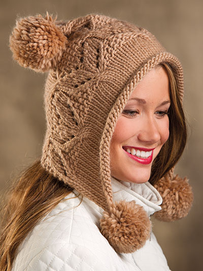 Mocha Hoodie Hat Knitting Pattern and more hood knitting patterns