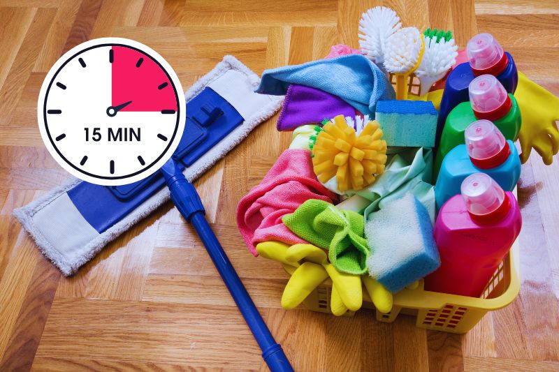 15 Minutes a Day Cleaning Schedule