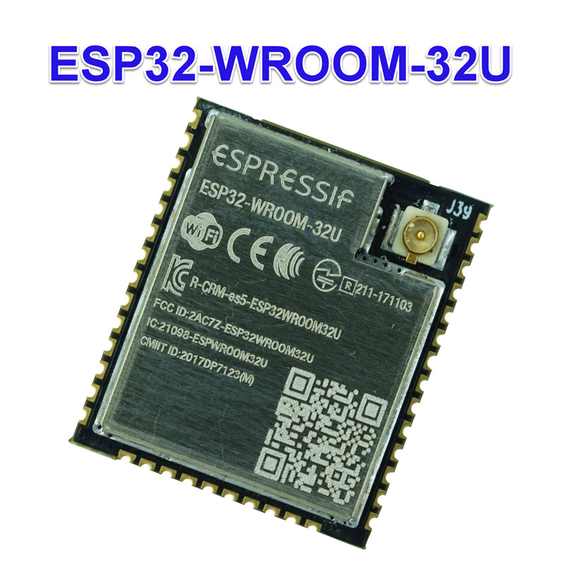 Esp32 Wroom 32u Flash 32mbit Wifi Bluetooth Module External Antenna