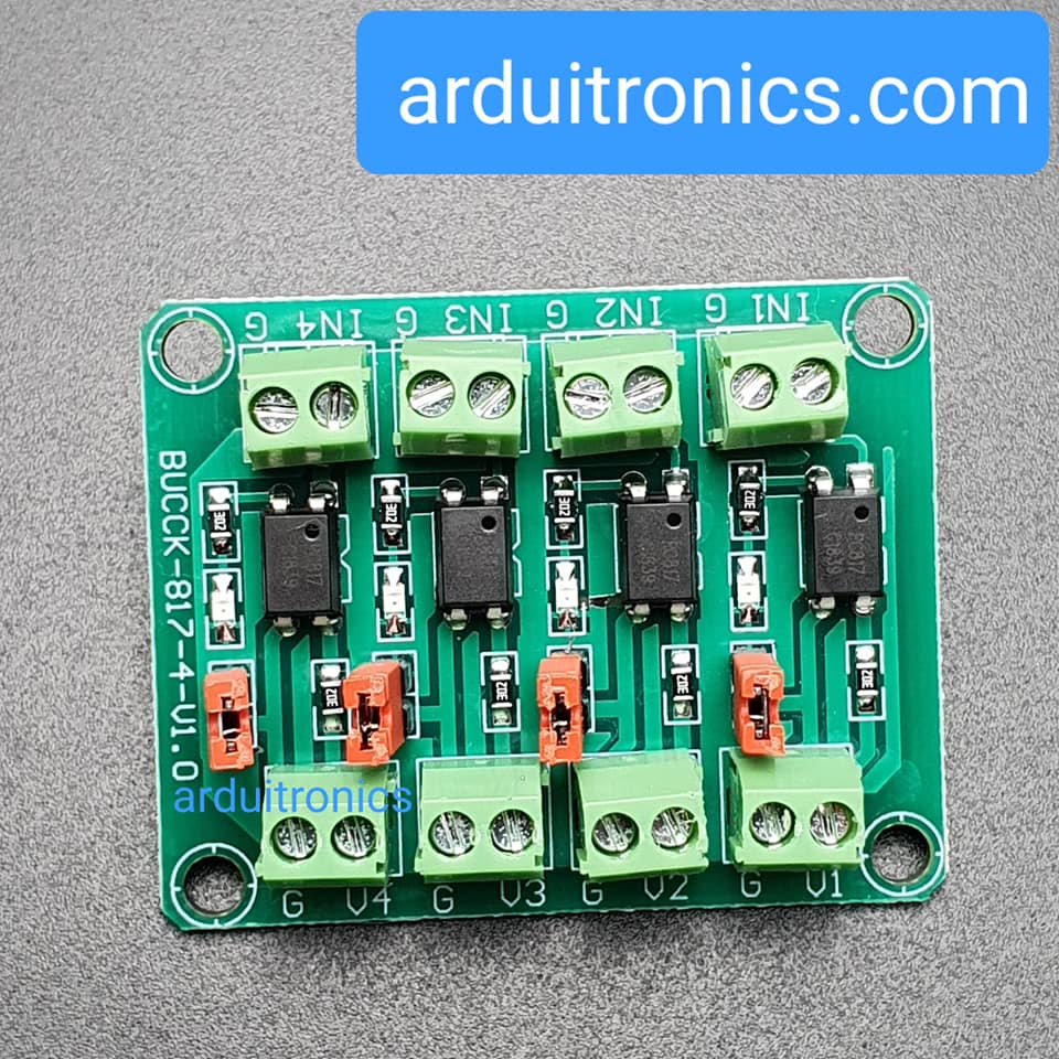 Interfacing PC817 4-Channel Optocoupler Module With Arduino, 53% OFF