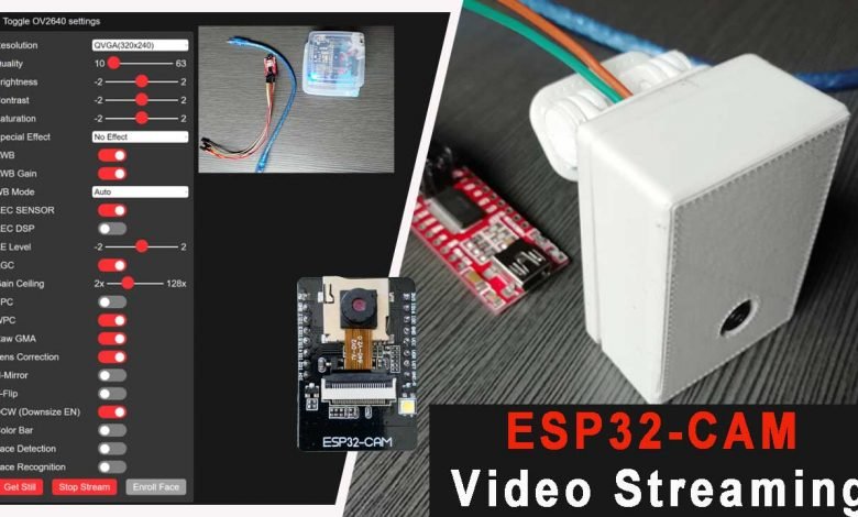 Program ESP32 CAM to Stream Video Over Wi-Fi