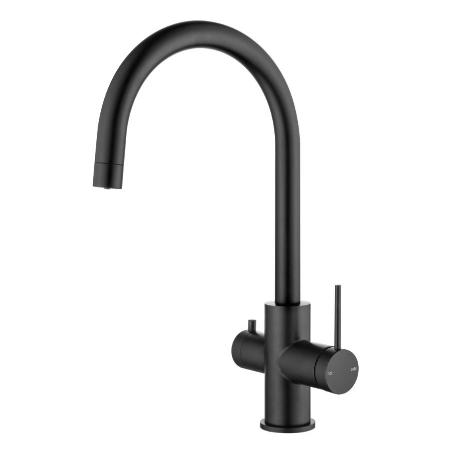 MICA 3-Way Filter Kitchen Mixer Black – Infinity Plus Bathrooms