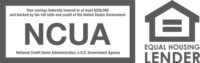 Member: NCUA, Equal Housing Lender