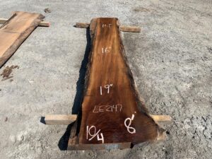 live edge walnut slab, premium lumber, unsteamed walnut