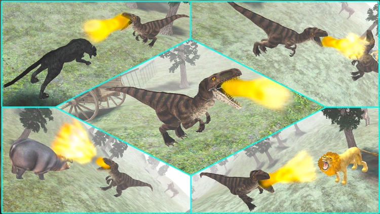 Real Dinosaur Attack Simulator 3D – Destroy the city with deadly t-rex in this extreme game screenshot-4