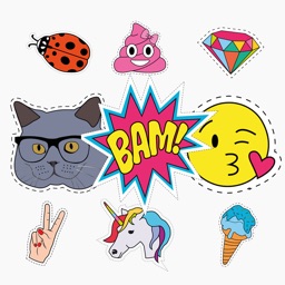 Megapack Pop Art Nostalgia - Stickers for iMessage