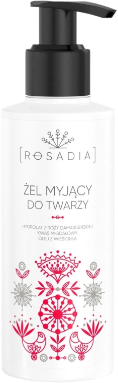 Żel myjący do twarzy - Rosadia