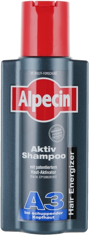 Przeciwłupieżowy szampon zapobiegający wypadaniu włosów - Alpecin A3 Anti Dandruff