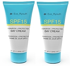 Zestaw Dr. Eve_Ryouth Hydration + Protection Day Cream SPF15 Duo (d/cr/2x30ml)