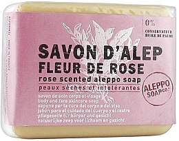 Mydło aleppo w kostce o zapachu róży Tadé Rose Flower Scented Aleppo Soap