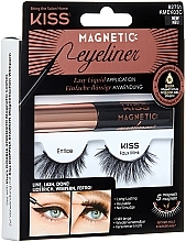 Magnetyczne sztuczne rzęsy z eyelinerem Kiss Eyelash Kit 03