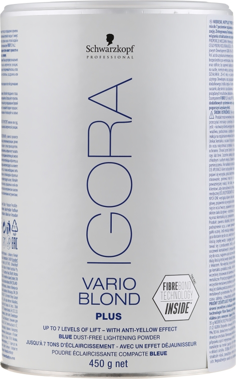 Bezpyłowy puder rozświetlający - Schwarzkopf Professional Igora Vario Blond Plus