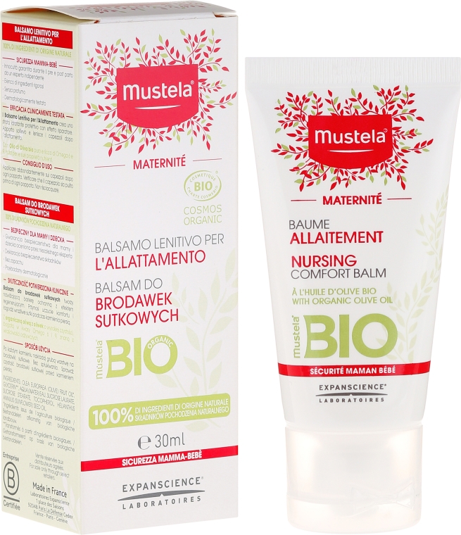 Balsam do brodawek sutkowych - Mustela Maternité Bio Nursing Comfort Balm